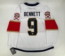 SAM BENNETT FLORIDA PANTHERS 25’ SC SIGNED AUTHENTIC NHL JERSEY JSA WITNESS COA picture