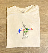 PacSun Los Angeles White New York Statue of Liberty Graphic Tee Men's M picture