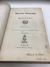 Rare 1858 Amerikas Geographie Und Naturgeschichte G. Brueckner 36 Engravings picture