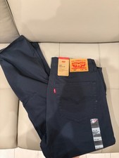 Levis 505 Jeans Men s Stretch Regular Fit Zip Olive , Black , Navy , Khaki picture
