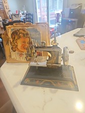 Vintage Casige 116 Toy Hand Crank Sewing Machine - Made in Germany With Box picture