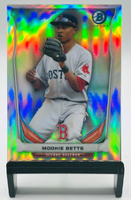 2014 Bowman Chrome Mookie Betts Mini Refractor RC #BM-BRS4 Rookie Red Sox picture