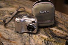 Vintage Camera Lot Of 3 Nikon & Canon, Untested 35mm - Film - Batteries picture