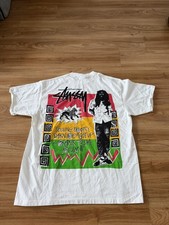 Vintage 90s Stussy Bob Marley T Shirt Xl picture