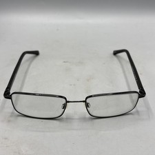 Flexon 666 by Marchon Black Chrome 54-18-145 Mens Eyeglasses Rectangle Frames picture