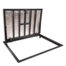 Generic Steel Hatch Cover 600 mm x 1200 mm, Side Hinges, Floor Hatch Inspection picture