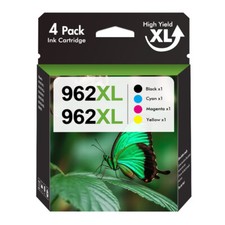 4PK 962XL Ink Cartridges for HP Officejet Pro 9010 9015 9016 9018 9019 9020 9025 picture