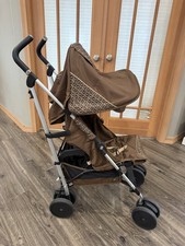 Fendi x Inglesina Brown Polyester FF Detail Foldable Kids Stroller picture