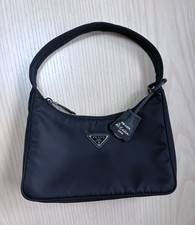 Re-Nylon Prada Re-Edition 2000 mini-bag Shoulder Bag Zip Closure Silver Hardware picture