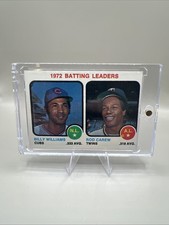 Sharp 1973 Topps #61 MLB Leading Batters (Billy Williams/Rod Carew) Card-EX picture