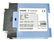 Knick 6310 A2 IsoAmp DC Isolation Amplifier 0±10V 24V AC/DC DIN Rail picture