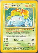 Venusaur 18/130 Base Set 2 Unlimited Holo Lightly Played picture