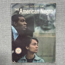 Vintage 1965 The Story of the American Negro Earl Schenck Miers Wonder Book 69c picture