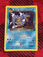 Pokémon TCG Dark Gyarados Team Rocket 8/82 Holo Prerelease Rare picture