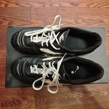 Vintage Diadora Baggio 03 Italy OG Black Soccer Cleats Size 7 picture