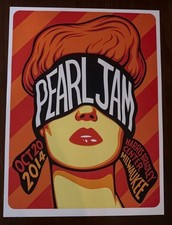 Pearl Jam Concert Poster Milwaukee WI 2014 Artist Ben Frost picture