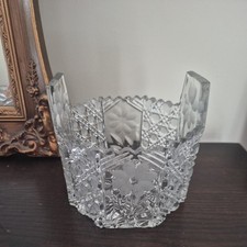 Antique McKee EAPG Innovation Wheel Cut Glass Ice Bucket picture