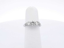 0.94 Cttw Diamond 14k White Gold Ring & Gsi Cert 3.3 Grams Size 5 Fw0625rxzdu picture