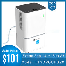 DR.PREPARE 2600 Sq.Ft Energy Star Most Efficient 2025 Dehumidifier, Max 38 Pints picture