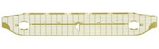 OER TF400279 1957 Chevrolet Bel Air, Front Grill, Stock Style, Gold Anodized picture