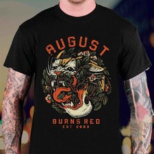 Vintage August Burns Red Black Heavy Cotton All Size Shirt picture