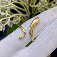 Handmade Elegant Snake Wrap Ring, Adjustable Brass Statement Jewelry Gift. picture