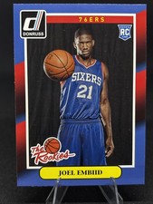 2014-15 Donruss Joel Embiid The Rookies RC #3 Philadelphia 76ers Rookie picture
