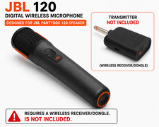 JBL PartyBox 120 Digital Wireless Microphone Rechargeable Battery Clear Voice picture