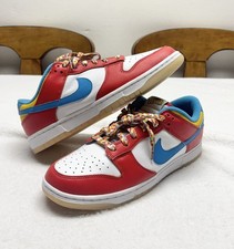Nike Dunk Low x LeBron James Fruity Pebbles Sneakers Men’s Size 9 DH8009-600 picture