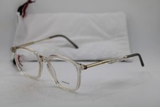 NEW MONCLER ME 2012 3003 CLEAR GOLD GREY AUTHENTIC EYEGLASSES 51-20 picture