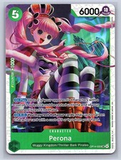 Perona OP14-033 Super Rare The Azure Sea's Seven One Piece Foil Near Mint picture