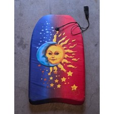 Vintage Big Lizard Body Boards Boogie Board Sun Moon Stars Celestial 33 Inch picture