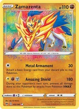 Zamazenta-Pokemon-102/185-SWSH04: Vivid Voltage-Holofoil-AmR-NM-aky CG Works picture