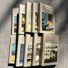 The Book of Popular Science 1959 edition Series Set 1-10 Grolier Illustrated picture