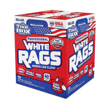 Toolbox Brand Professional White Rags A Box of Cleaning White Rags 200 Count NEW picture