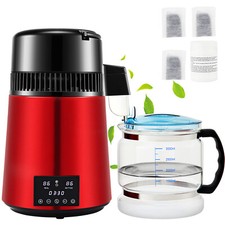 Uimoso 4L Water Distiller Distilled Water Machine Air Still w/ Timing Dual Temp picture