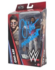 JEY USO SIGNED FIGURE SERIES ELITE 124 WWE MAIN EVENT FANATICS COA picture