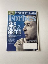 FORBES JUNE 2003 MAGAZINE SEX GOD & GREED, INVESTMENT GUIDE, SURE BETS, STOCKS picture