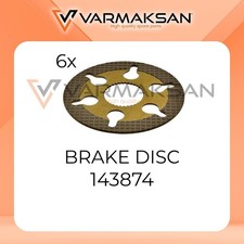 NEW CARRARO 143874 BRAKE DISC PACK OF 6 / NEW 143874 BRAKE DISC - 6x(PCS) picture