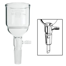 150mL Buchner Filter Funnel 24/40 Inner Joint Medium Frit Chemglass CG-1406-E-06 picture