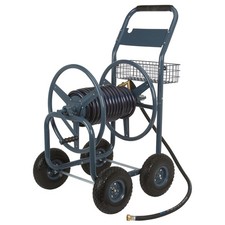 Strongway Garden Hose Reel Cart, Holds 400ft. Hose, 10in. Flat-Free Tires picture