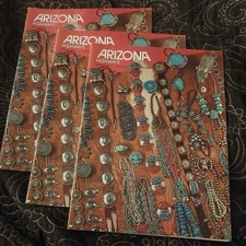 AZ HWYS Mar 1975 Native Am Jewelry Silver Turqoise Old Pawn Hallmark  Guide BB  picture