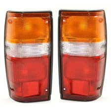 Tail Light Left Right Amber Clear Red Lens for Toyota Pickup 1984-1988 TO2800103 picture