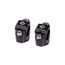 ODI Machined MX Bar Mounts - Black, 1-1/8in (Drop-In Style) H75BMB picture