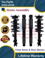 New OE Front Struts & Rear Shocks For 2014-2018 Kia Forte Lifetime Warranty picture