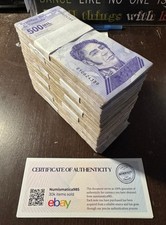 500 PCS Venezuela 500 Mil Bolivar Soberano 500,000 CIRCULATED 1/2 Bundle W/COA 2 picture