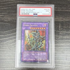 Yu-Gi-Oh Dark Paladin DR1-EN160 Dark Revelation 1 Unlimited Holo PSA 9 2005 picture