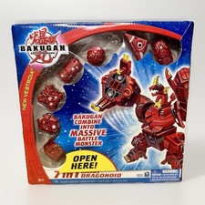 2009 Bakugan 7 in 1 Maxus Dragonoid Set Complete NIB Sealed picture