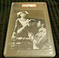 Nadia Comăneci Romanian Gymnast signed autographed psa slabbed 5 x Gold Medalist picture