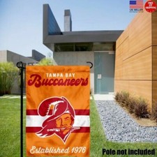 Tampa Bay Buccaneers Throwback Retro Vintage Official Garden Yard Banner Flag. picture